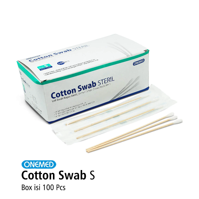 Cotton Swab Steril ukuran S OneMed